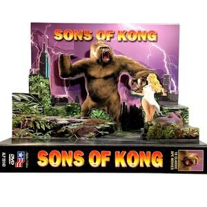 Sons of Kong, 10 Full-Length Movies, Box Set (3 DVD 2005) LE Pop Up Box Sleeve